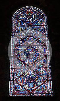 Stained Glass Chartres Cathedral, France Ã¢â¬â Bay 41